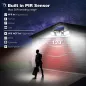 AmeriTop Lumière Solaire 800LM: Sécurité Optimale avec Détecteur de Mouvement 270°!