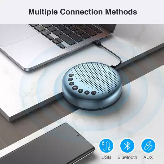 eMeet Conference Speaker-Luna Lite Bluetooth hands-free kit, USB