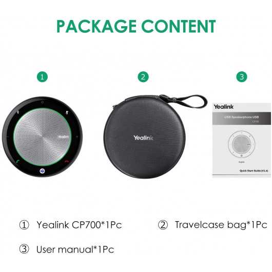 Yealink CP700, l'haut parleur à deux microphones