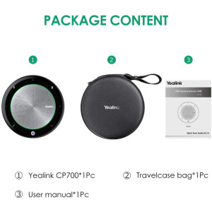 Yealink CP700, l'haut parleur à deux microphones