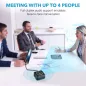 eMeet M0: Haut-Parleur Conférence USB avec Audio 360° Impeccable pour Réunions Claires