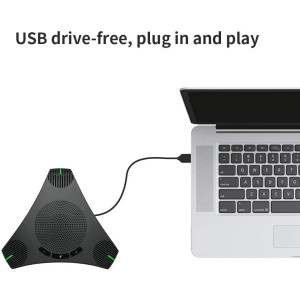 Goldensky speaker and mic, the triangular conference speaker