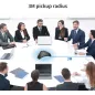Haut-Parleur Conférence USB : Son Clair à 360°, Réduction de Bruit, Idéal Télétravail & Réunions
