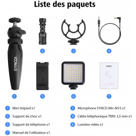 Améliorez Votre Jeu de Vlogging avec le Kit Vlogger SYNCO 2