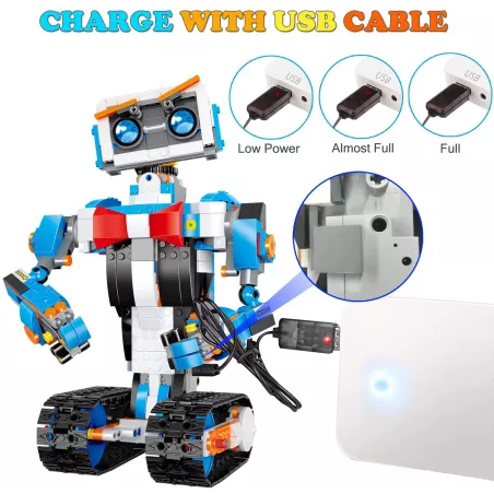 Kit Robotique STEM OKK : LAventure de Construction Programmable pour Enfants (8-12 ans) !