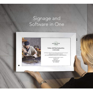 Nixplay Signage 13 pouces, le panneau publicitaire de 13 pouces