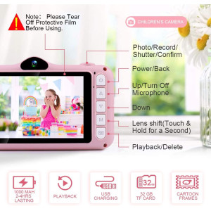 ITSHINY, appareil photo numérique pour enfants