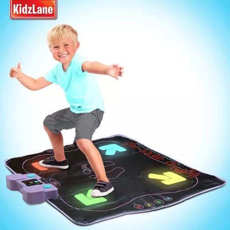 Tapis de Danse Interactif Kidzlane: Bluetooth, Lumières et Jeux pour Enfants Actifs !