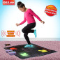 Tapis de Danse Interactif Kidzlane: Bluetooth, Lumières et Jeux pour Enfants Actifs !