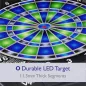 Cible de Fléchettes Électronique Viper Ion : Jeux Lumineux Amusants pour Soirées Réussies !