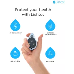QuickCheck Lishtot: Testeur dEau Portable - Détecte 20+ Contaminants en 2 Secondes!