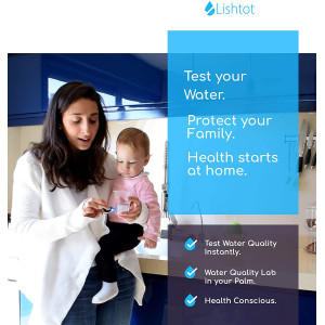 Lishtot TestDrop Pro, le testeur de qualité d'eau