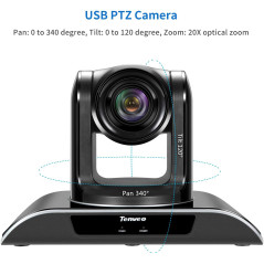 Tenveo VHD202U, la caméra avec zoom x20