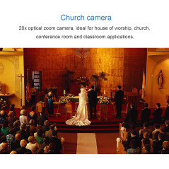 Tenveo VHD202U, la caméra avec zoom x20