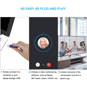 Tenveo VHD202U, la caméra avec zoom x20