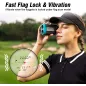 Télémètre Golf MiLESEEY PF260: Précision Ultime, Aimanté, Vibration & Compensation de Pente!