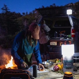 Camping Lantern & Solar Charger - Stay Powered Outdoors