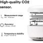 Caru Air: Smart CO2 Monitor - Breathe Easy with Swiss Precision & Air Quality Traffic Light