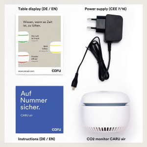 CARU Air, la petite boule qui mesure le CO2