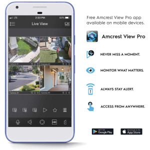 Amcrest UltraHD PoE Outdoor, for total outdoor safety