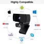 Webcam FHD NexiGo avec Autofocus : Capturez des Vidéos Impeccables et un Son Clair pour vos Appels et Streaming !