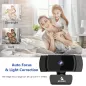 Webcam FHD NexiGo avec Autofocus : Capturez des Vidéos Impeccables et un Son Clair pour vos Appels et Streaming !