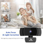 NexiGo FHD Webcam: Crystal-Clear Video, AutoFocus, & Noise-Canceling Mic for Perfect Streaming & Calls