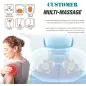Détente Absolue: Masseur Shiatsu Cou & Épaules avec Chaleur - Soulagement Garanti!
