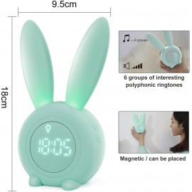 Homealexa Kids Rabbit Night Light: Touch & Remote Control