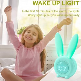 Homealexa Kids Rabbit Night Light: Touch & Remote Control