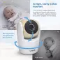 VTech VM919HD : Moniteur Bébé Vidéo HD 7 avec Vue Panoramique, Lullabies & Longue Portée – La Tranquillité dEsprit!