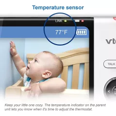 VTech VM919HD, le moniteur vidéo avec écran HD