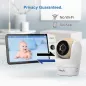 VTech VM919HD : Moniteur Bébé Vidéo HD 7 avec Vue Panoramique, Lullabies & Longue Portée – La Tranquillité dEsprit!