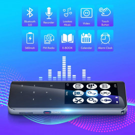 Lecteur MP3 Portable 32GB avec Bluetooth 5.0