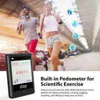 Lecteur MP3 Bluetooth 5.1 YFFIZQ 80Go : Écoutez, Enregistrez, Bougez ! + Carte 64Go Offerte