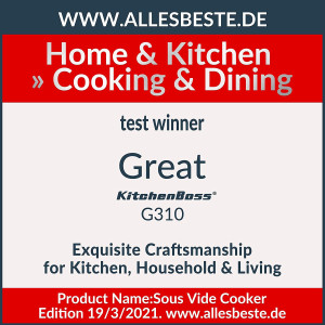 KitchenBoss KG310SFR, l'appareil de cuisine sous vide