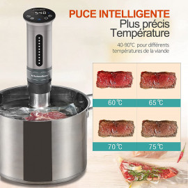 Cuiseur Sous Vide KitchenBoss : Cuisine Gourmet Précise