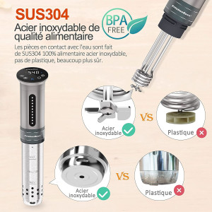 KitchenBoss KG310SFR, l'appareil de cuisine sous vide