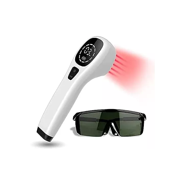 YJT Thérapie Laser : Soulagement Douleur Intense à Domicile - Lumière Rouge 650nm & 808nm