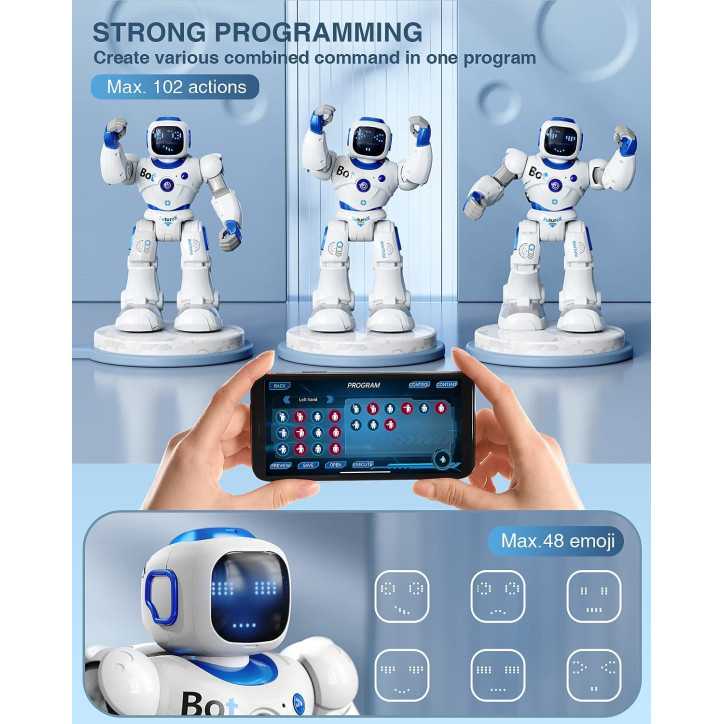 Ruko Smart Bot: Robot Educatif Programmable et Interactif pour Enfants (4+)