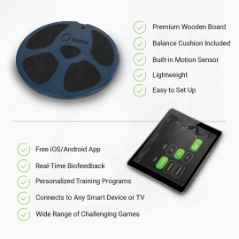 BoBo Core Balance: Portable Fitness Device - BLACK