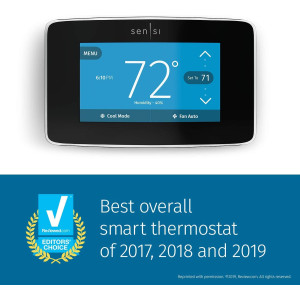 Emerson Wi-Fi smart thermostat ST75, le thermostat intelligent