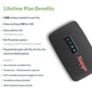 Keepgo Lifetime, the portable router