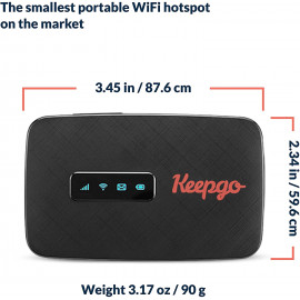 Carte SIM Globale Keepgo - 1Go de Données, Couvre 100+ Pays