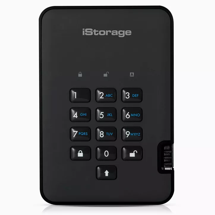 iStorage diskAshur2 1To: Disque Dur Chiffré USB 3.2 Sécurisé - Protection Données Ultime