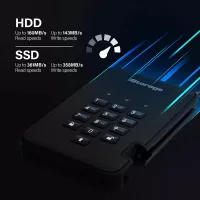 iStorage diskAshur2 1To: Disque Dur Chiffré USB 3.2 Sécurisé - Protection Données Ultime