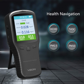 VSON Air Quality Monitor: Detect Formaldehyde, PM2.5, TVOC & More