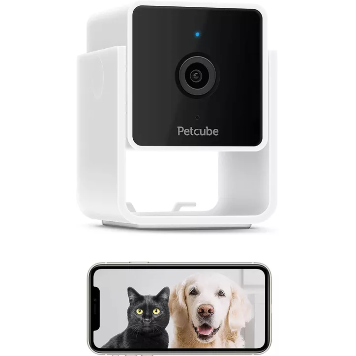 Petcube Caméra HD pour Animaux: Surveillez, Parlez et Rassurez Votre Chien/Chat, Vision Nocturne