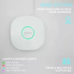 Sense-U Baby Monitor 3: Surveillance Respiratoire Bébé Nouvelle Génération - Paix dEsprit Garantie!