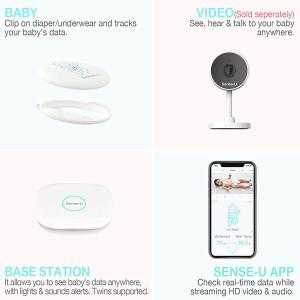 Sense-U Baby Monitor 2 SU-210T-BS, Le moniteur intelligent pour